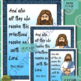 The Priesthood was given to the Apostles of Jesus and is restored today to bless us.
