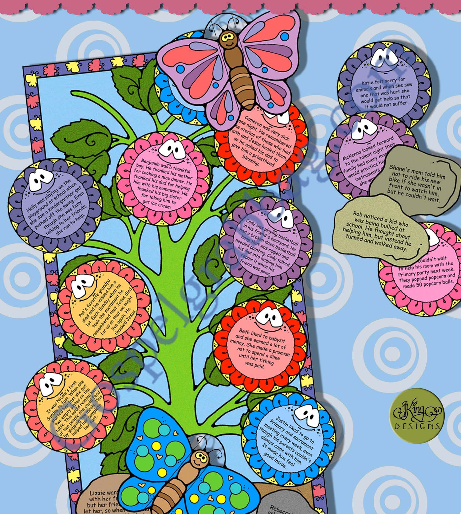 $3.50 LESSON LIFESAVER Post-and-Present Activity for Come Follow Me - Primary and Home (family home evening), Young Women, Bible Study
