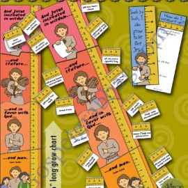 I Can Grow to Be like Jesus (Inch-by-Inch Growth Chart) BONUS: How do I measure up? bookmark