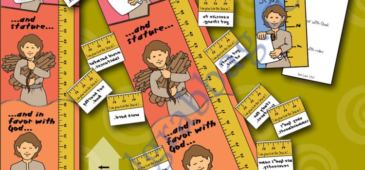 I Can Grow to Be like Jesus (Inch-by-Inch Growth Chart) BONUS: How do I measure up? bookmark