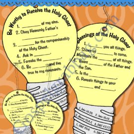 LESSON LIFESAVER Activity Light of the Holy Ghost mobile