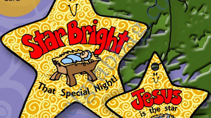 Star Bright that Special Night (testimony star and star ornament)
