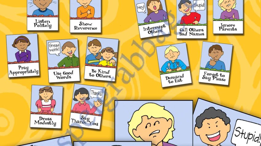 POST-AND-PRESENT Activity Respect/Disrespect (Choices Match Game)