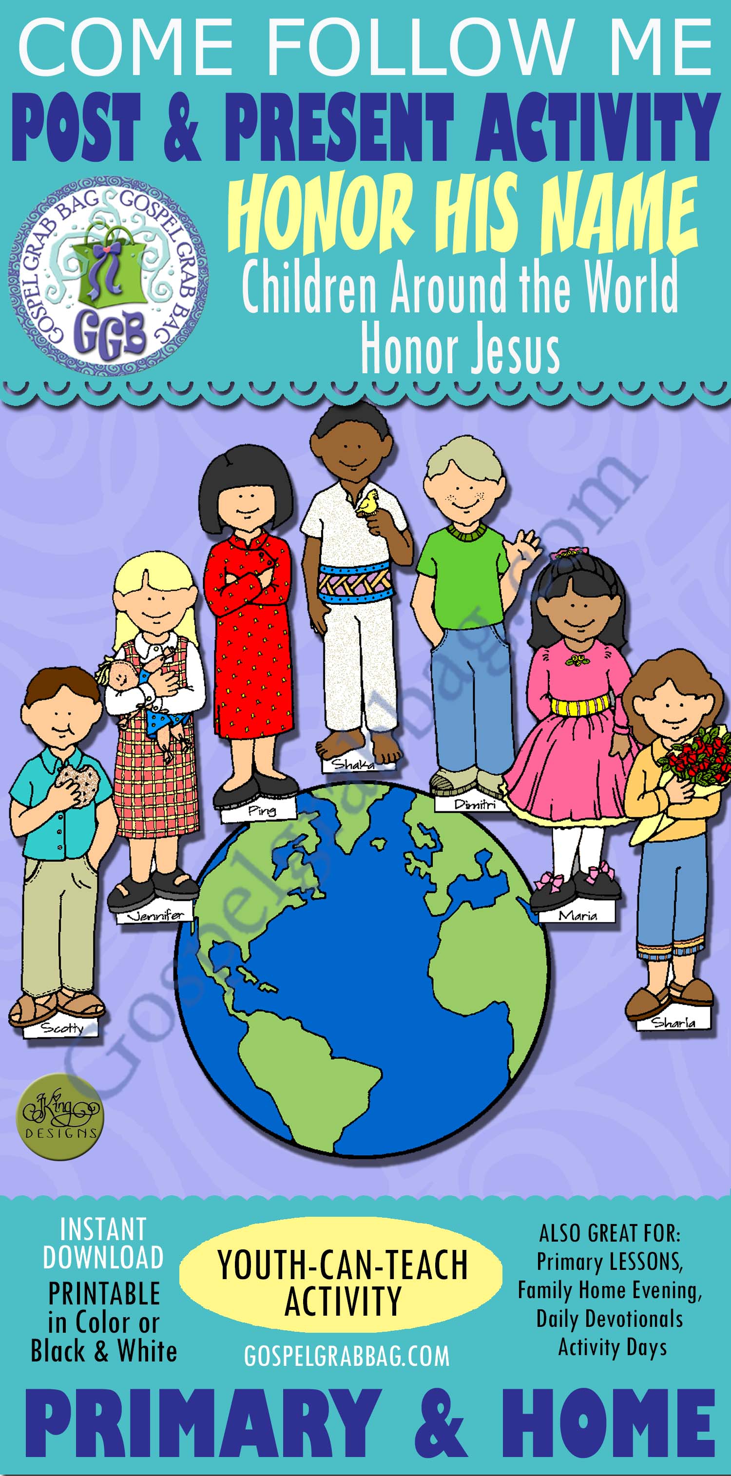 I'll Honor His Name - Children Around the World honor Jesus