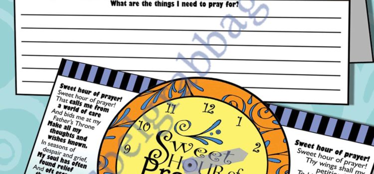 “Sweet Hour of Prayer” verse – prayer list
