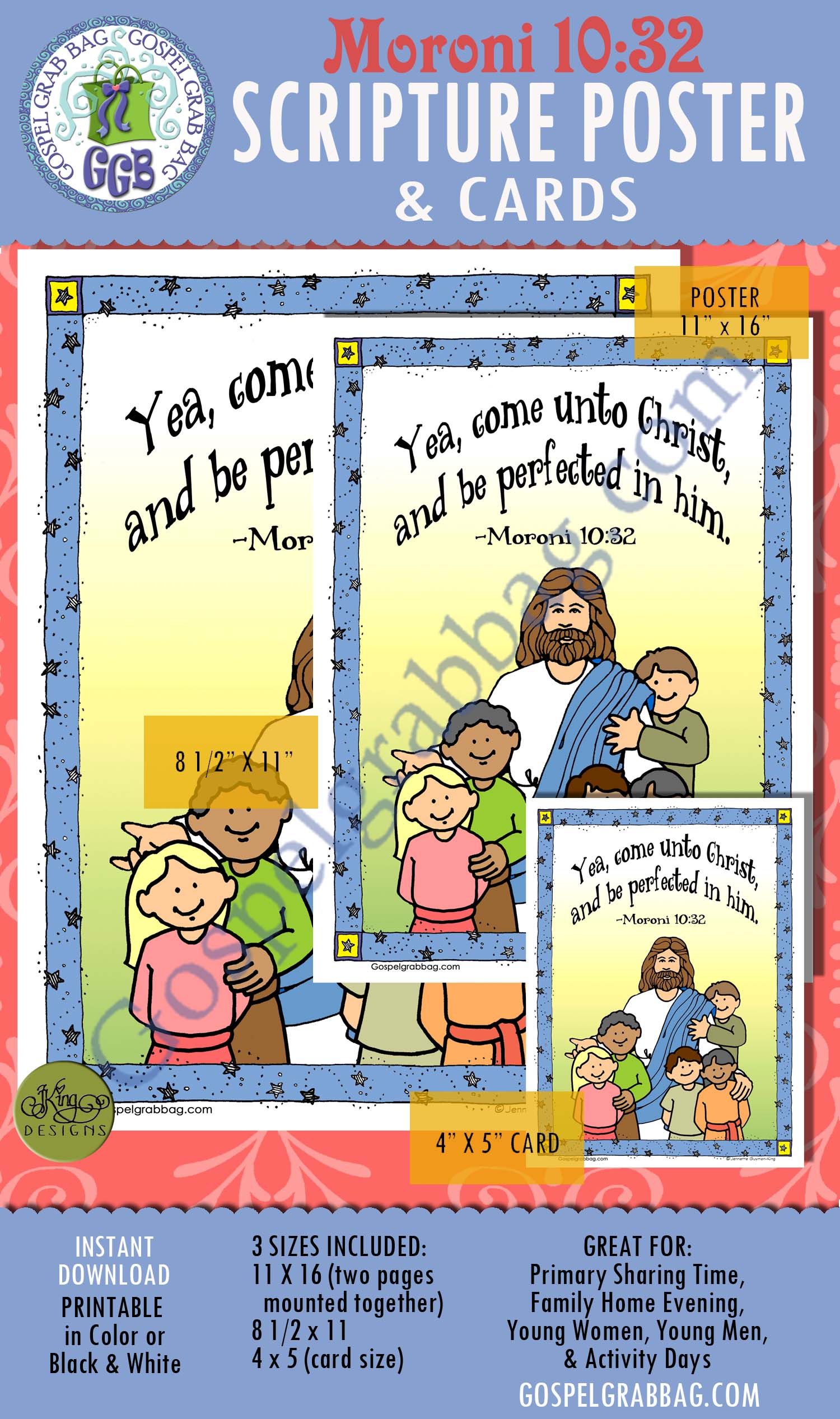 $2.00 Scripture Posters and Cards - Memorize