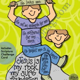 “Build upon My Rock” Rock & Body Puzzle