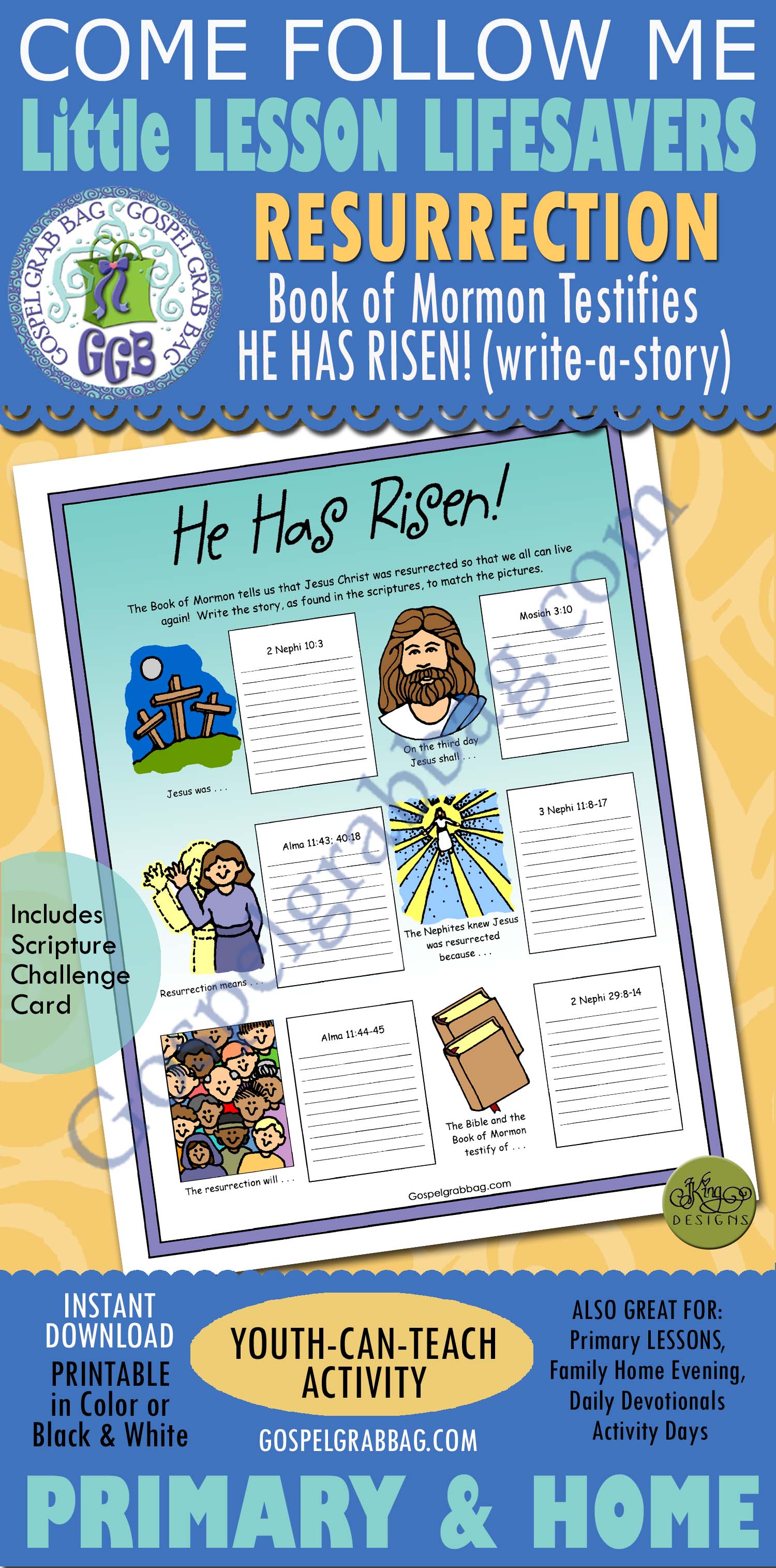 He Has Risen write-a-story