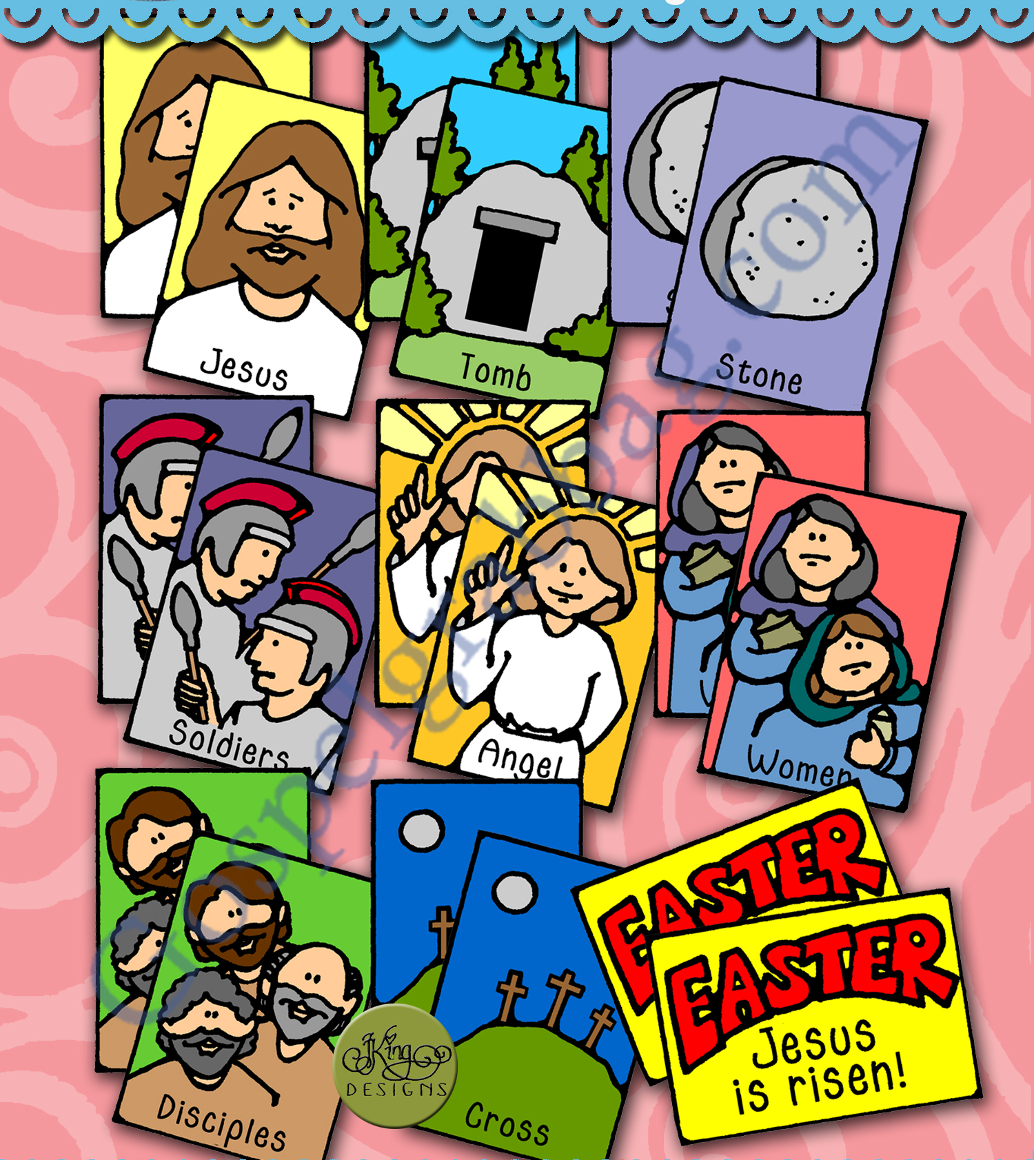 EASTER: Jesus Is Risen! (Easter Morning Match Game)