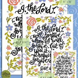 $2.00 SCRIPTURE POSTERS/CARDS for COME FOLLOW ME – Primary and Home (family home evening), LDS printables