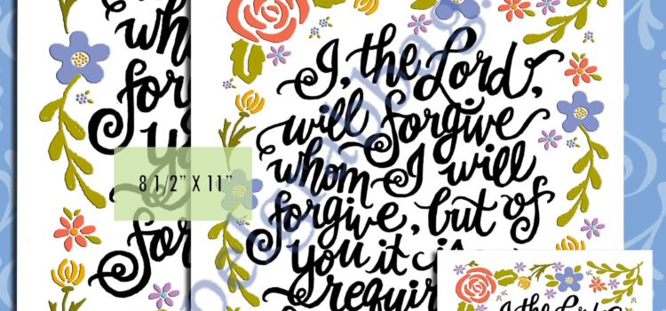 $2.00 SCRIPTURE POSTERS/CARDS for COME FOLLOW ME – Primary and Home (family home evening), LDS printables