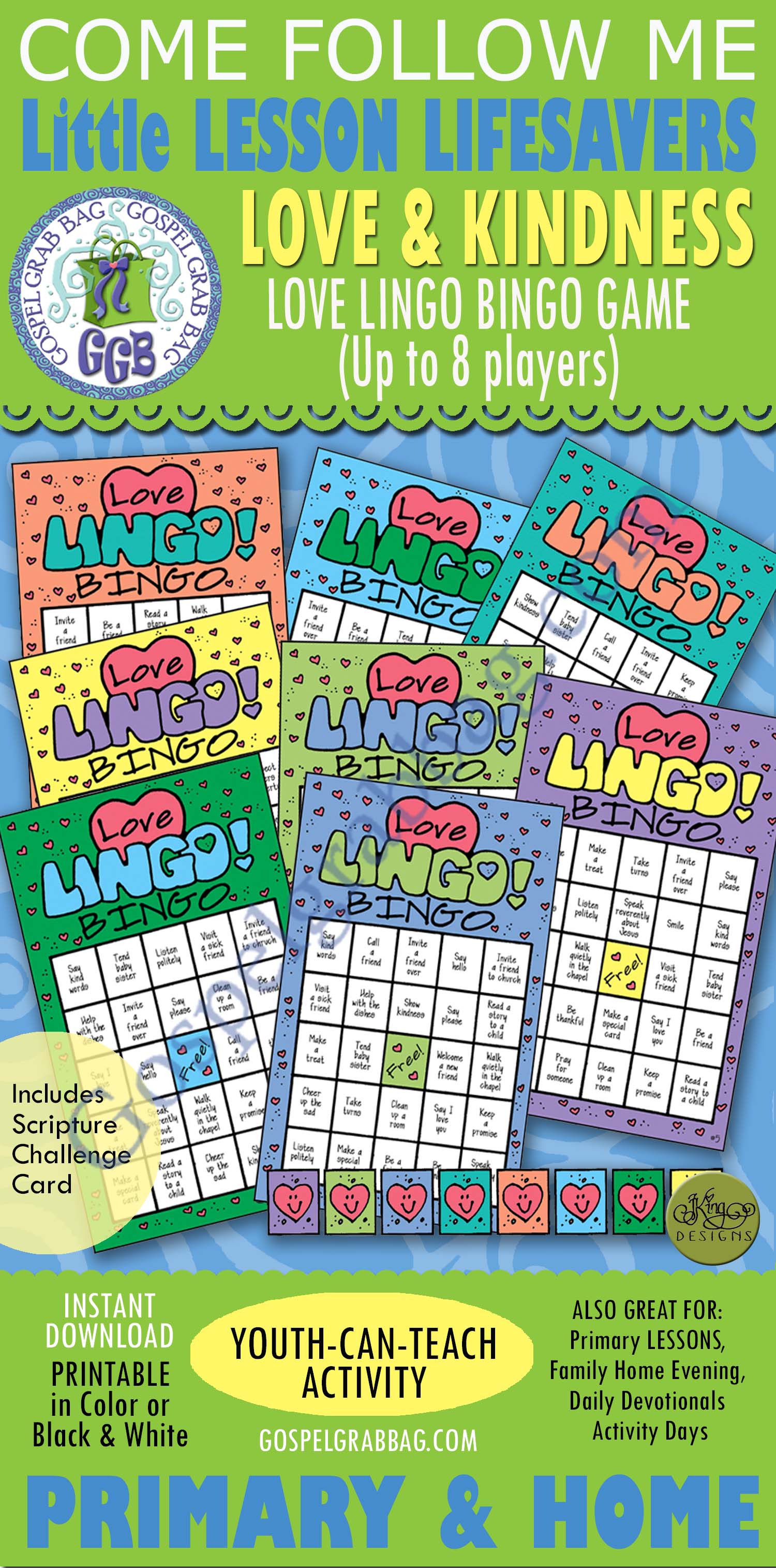 Show Love like the Good Samaritan Love-Lingo! Bingo