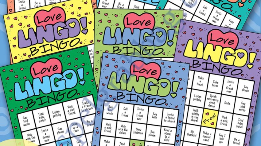 Show Love like the Good Samaritan Love-Lingo! Bingo