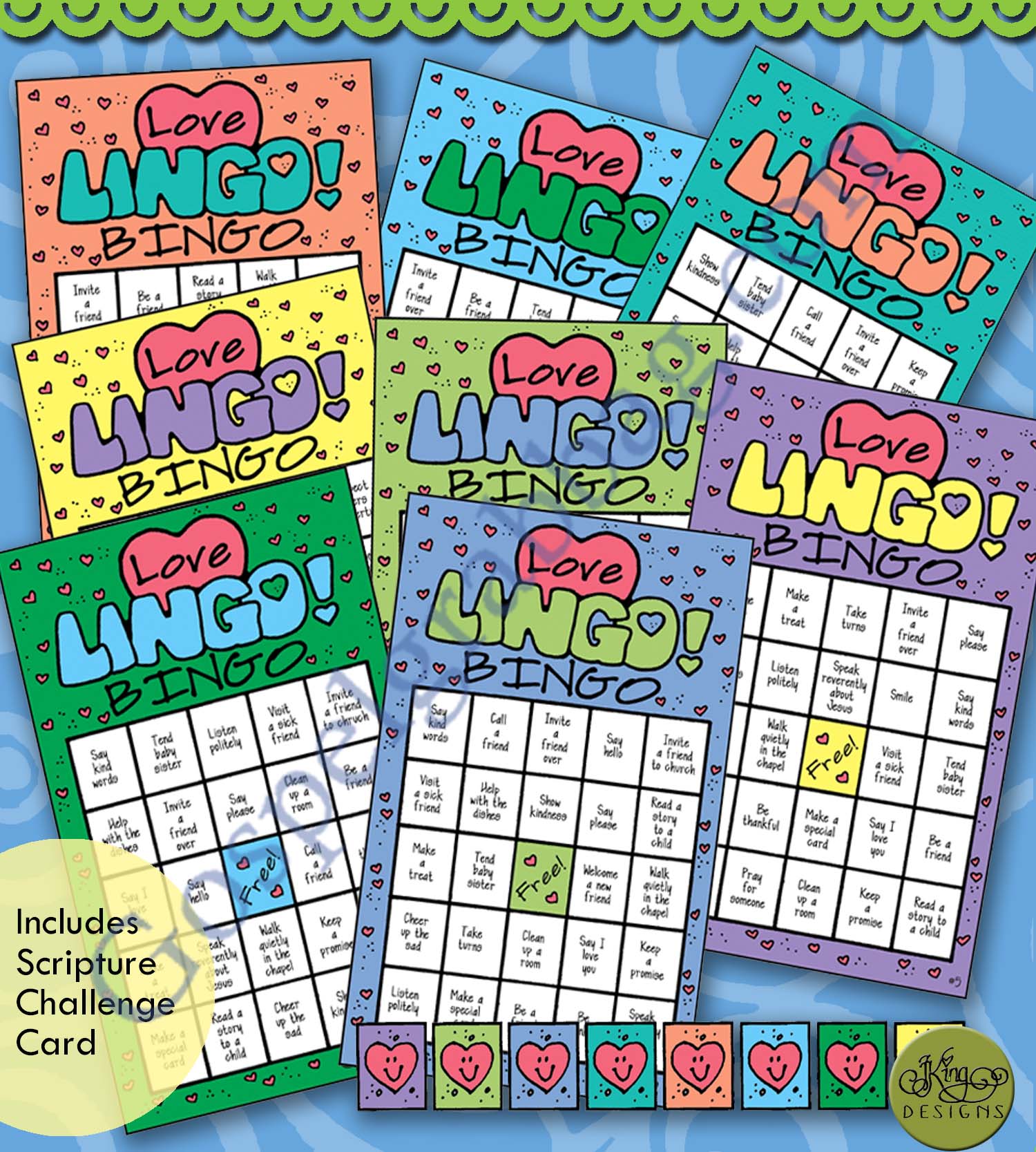 Show Love like the Good SamaritanLove-Lingo! Bingo