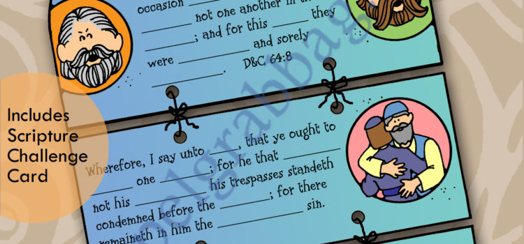 $1.75 Little LESSON LIFESAVER Activity for Come Follow Me – Primary and Home (family home evening), LDS, Christian, Bible Study