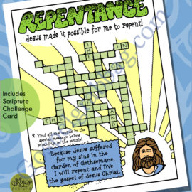 $1.50 Little LESSON LIFESAVER Activity for Come Follow Me – Primary and Home (family home evening), LDS, Christian, Bible Study