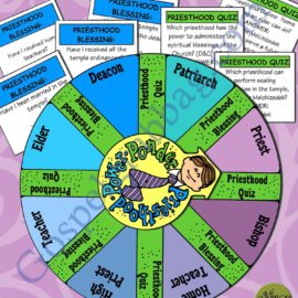 $3.50 POST-AND-PRESENT Activity for Come Follow Me – Primary and Home (family home evening), LDS, Christian, Bible Study