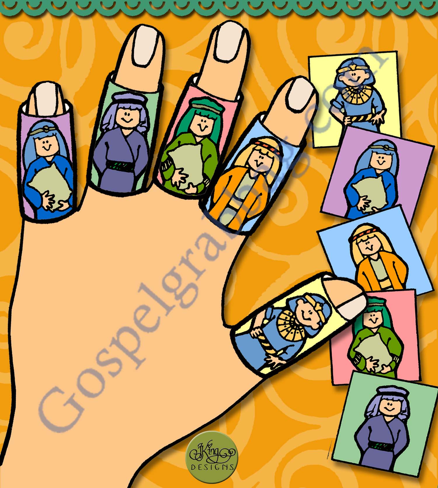 Joseph Forgives his brothers FINGER PUPPET SHOW