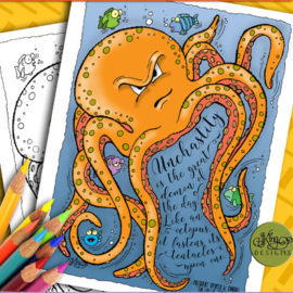 CHASTITY Color Quote - Spencer W. Kimball unchastity is like the great demon . . . like an octopus