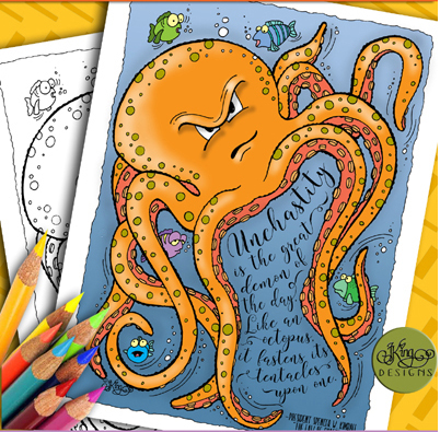 CHASTITY Color Quote - Spencer W. Kimball unchastity is like the great demon . . . like an octopus