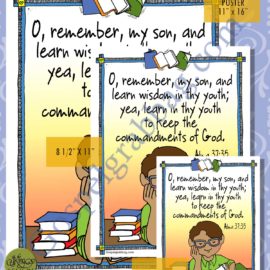 COMMANDMENTS learn to keep them