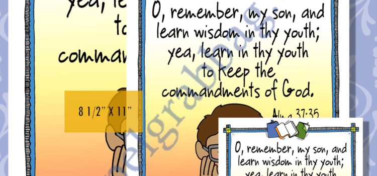 COMMANDMENTS learn to keep them