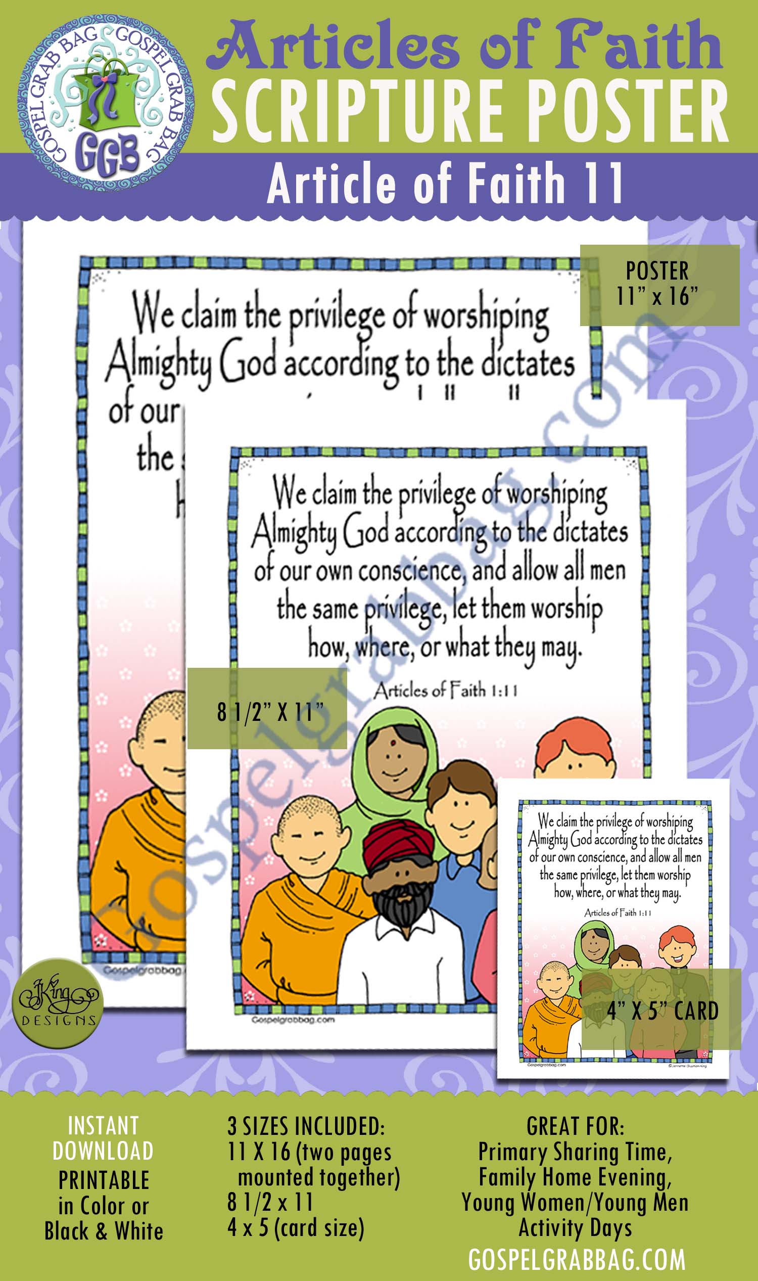 Articles of Faith 1:11