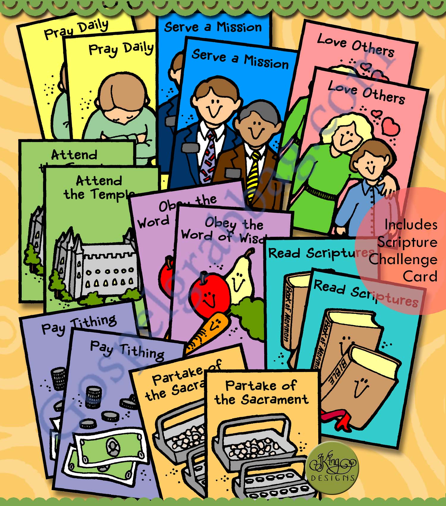 $1.50 Little LESSON LIFESAVER Activity for Come Follow Me – Primary and Home (family home evening), LDS, Christian, Bible Study