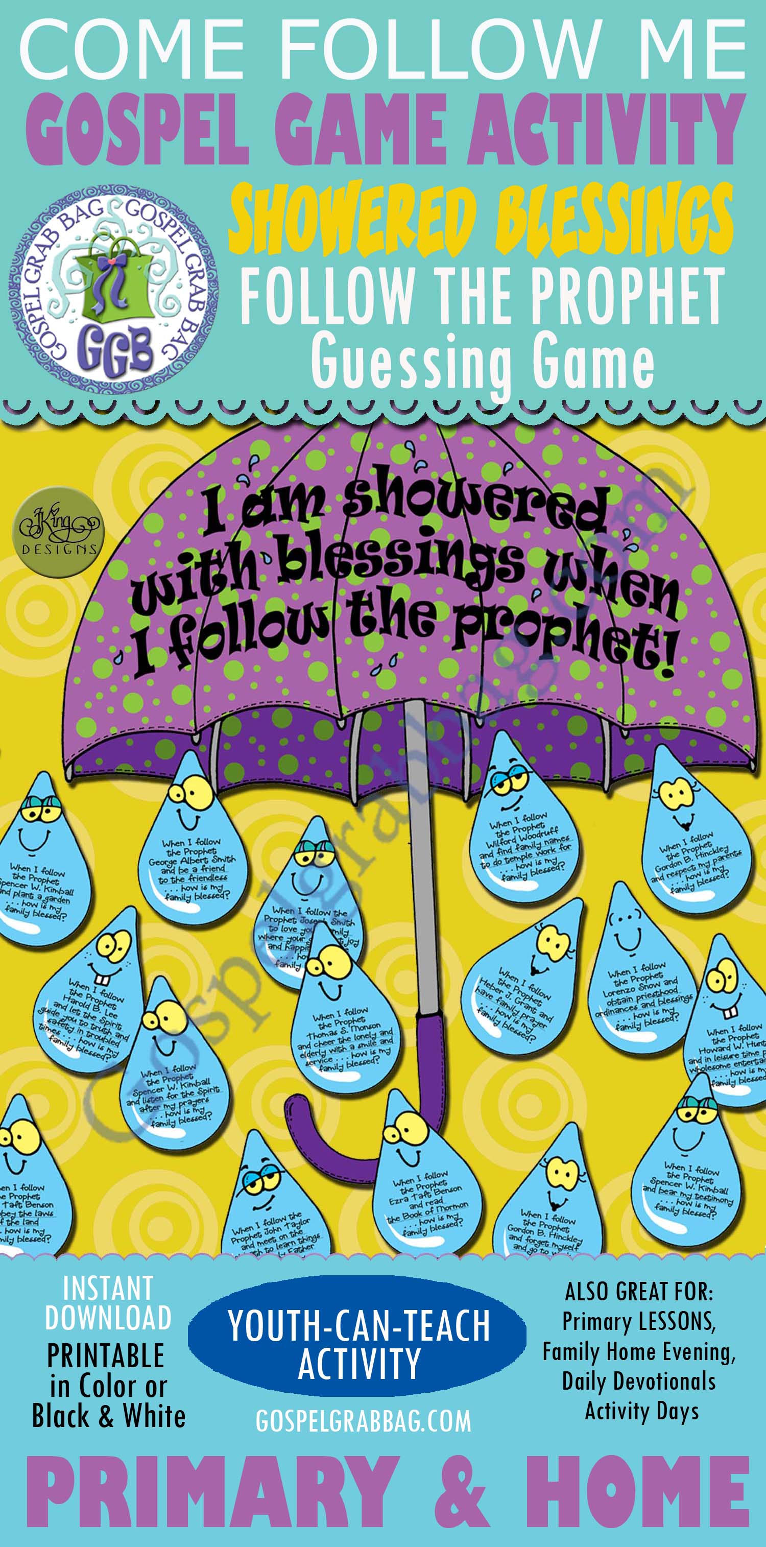 $3.50 POST-AND-PRESENT Activity for Come Follow Me – Primary and Home (family home evening), LDS, Christian, Bible Study