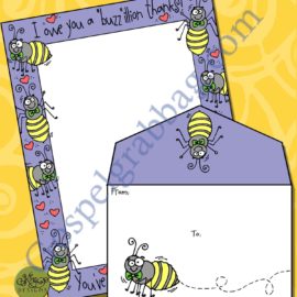 Buzz-illion Thanks stationery