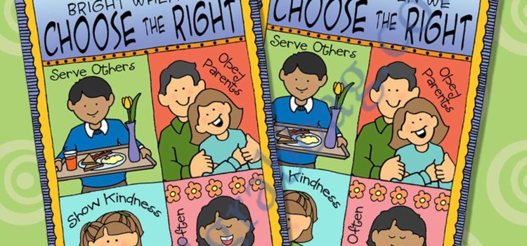 OUR FUTURE IS BRIGHT WHEN WE CHOOSE THE RIGHT (Bookmark)