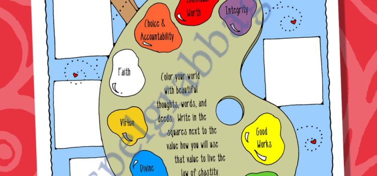 $1.75 LESSON LIFESAVER Activity for Come Follow Me – Young Women or Teens, family home evening,, Seminary, LDS printables to download