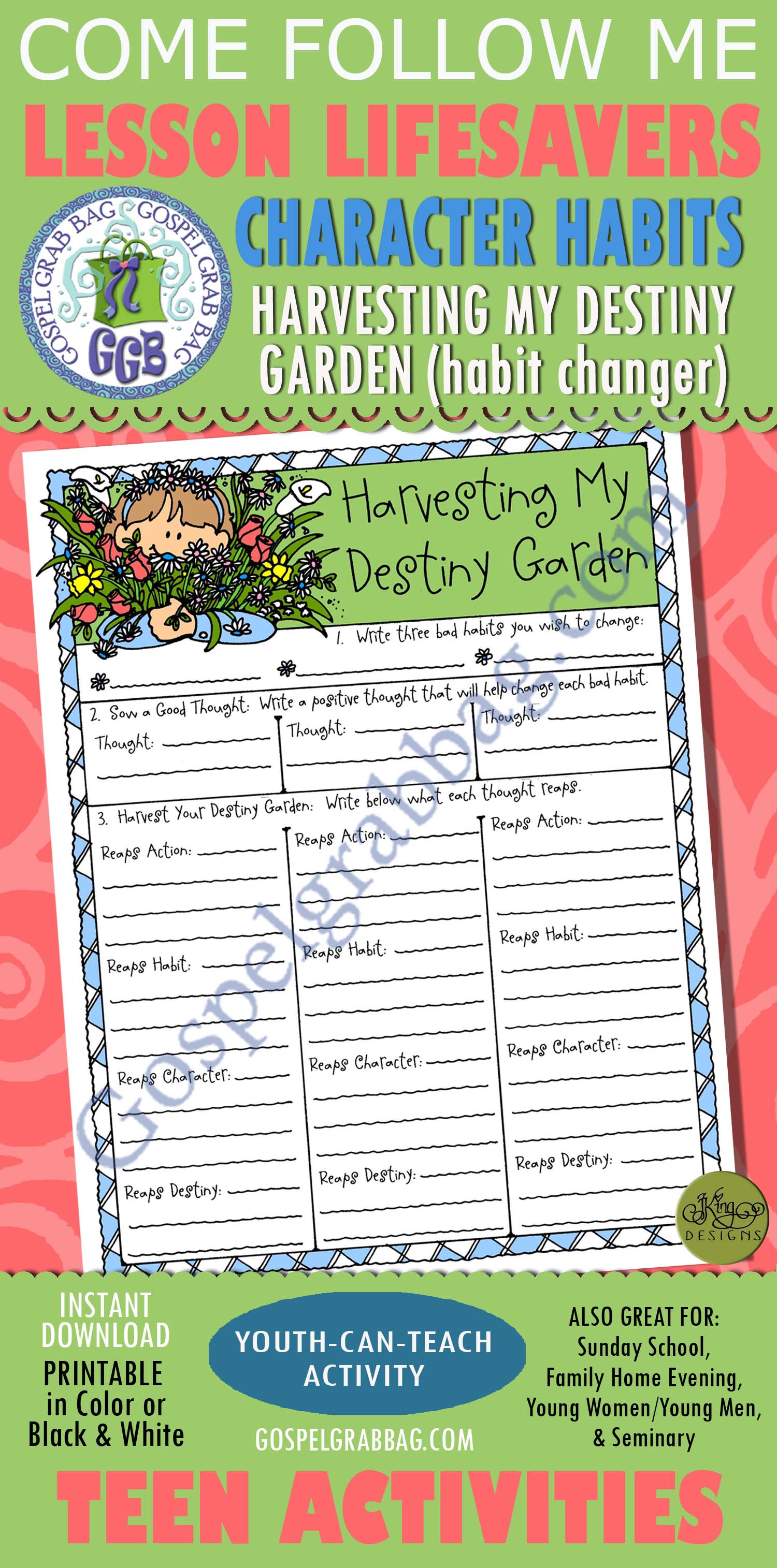 Harvesting My Destiny Garden Habit Changer