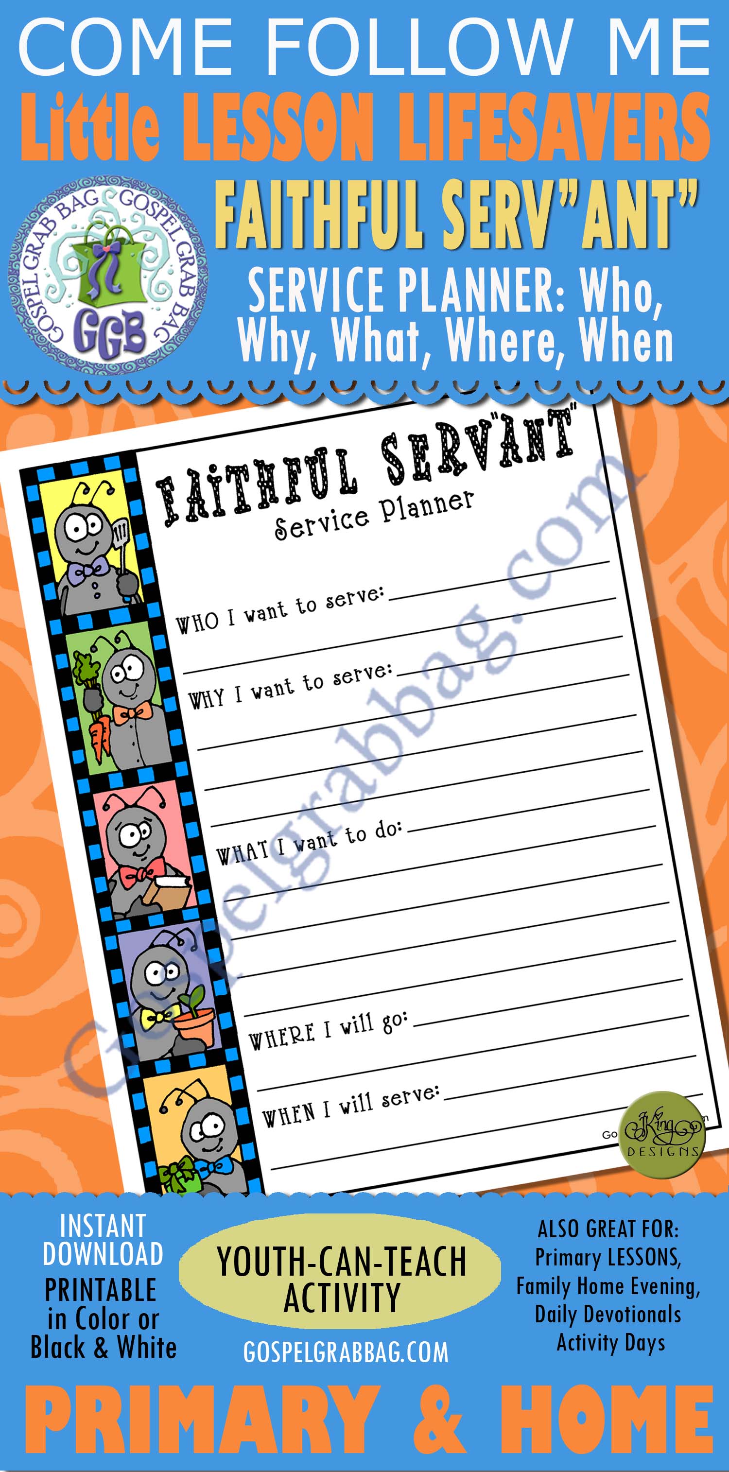 Faithful Serv"ant" planner