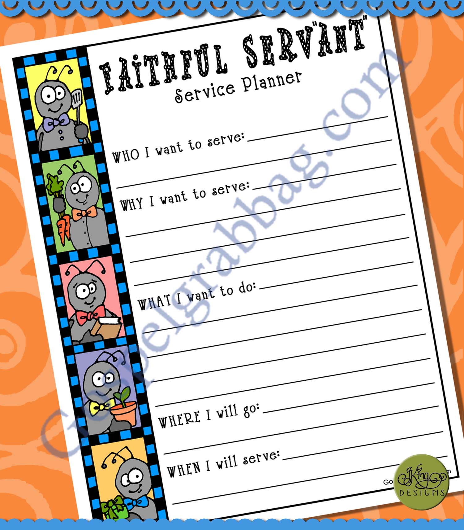 Faithful Serv"ant" Planner