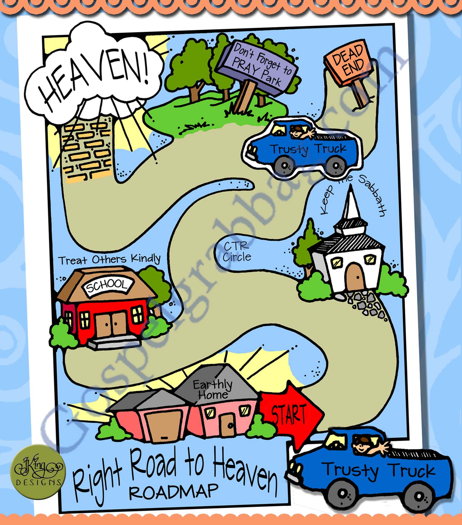 $1.50 Little LESSON LIFESAVER Activity for Come Follow Me – Primary and Home (family home evening), LDS, Christian, Bible Study