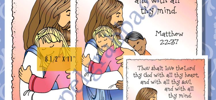 $2.00 SCRIPTURE POSTERS/CARDS for COME FOLLOW ME – Primary and Home (family home evening), Young Women, Seminary, LDS printables