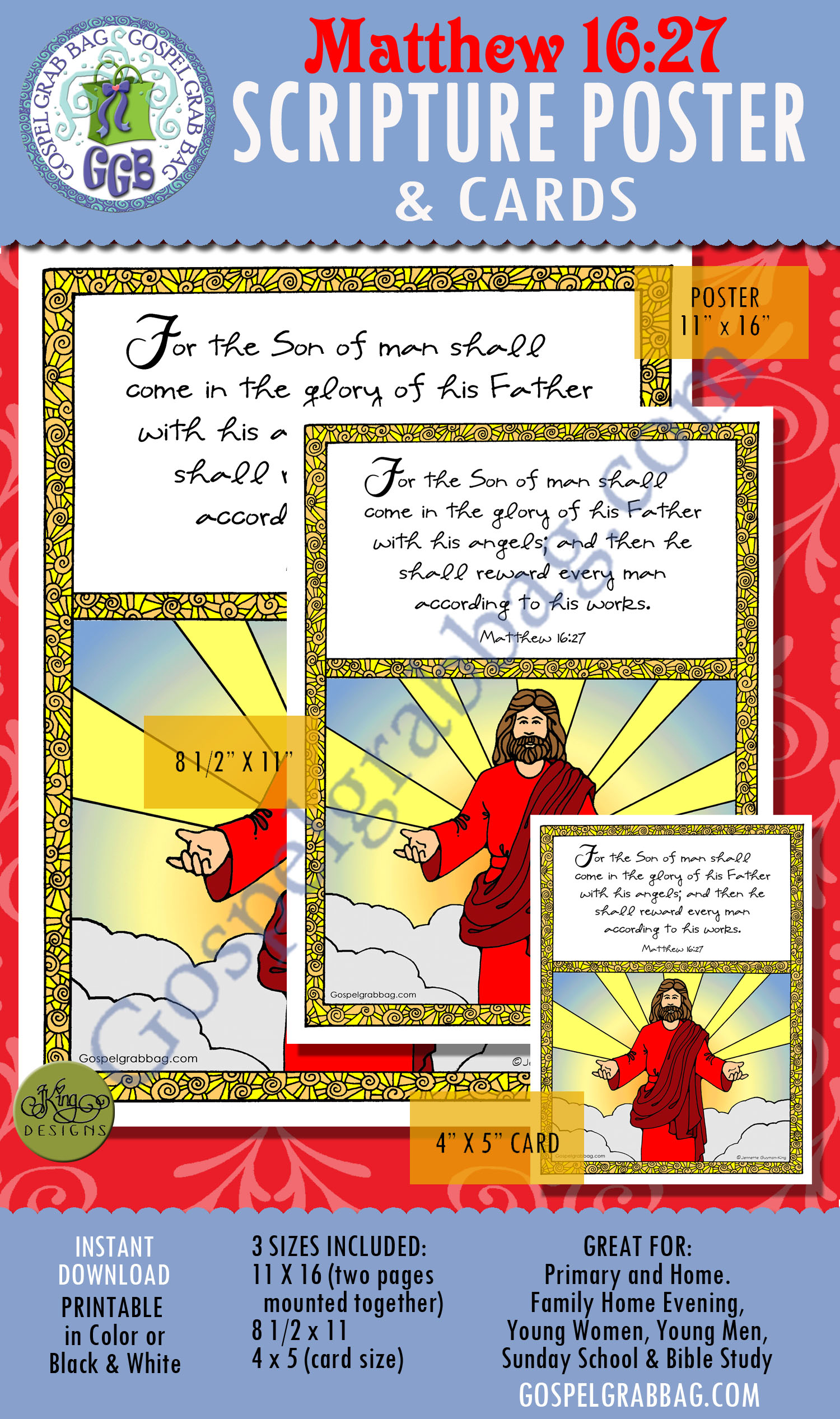 Matthew 16:27 Jesus will come and reward us for good works