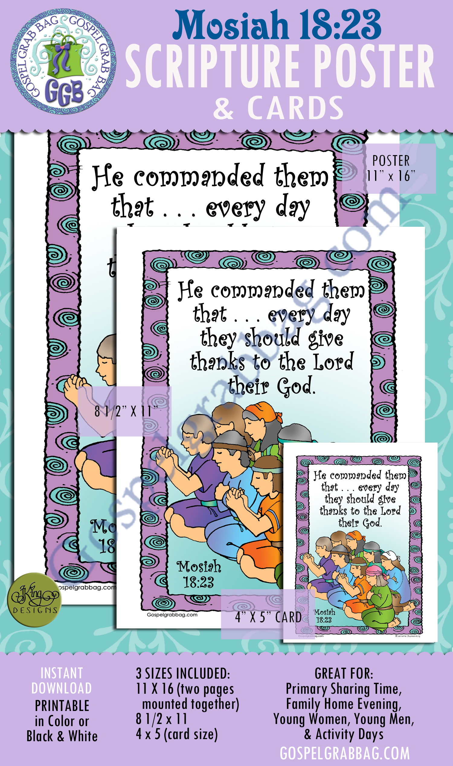$2.00 SCRIPTURE POSTERS/CARDS for COME FOLLOW ME – Primary and Home (family home evening), Young Women, Seminary, LDS printables