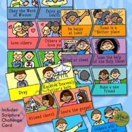 $1.75 Little LESSON LIFESAVER Activity for Come Follow Me – Primary and Home (family home evening), LDS, Christian, Bible Study
