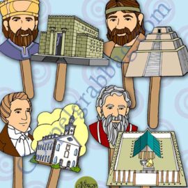 $3.50 POST-AND-PRESENT Activity for Come Follow Me – Primary and Home (family home evening), LDS, Church of Jesus Christ of Latter-day Saints
