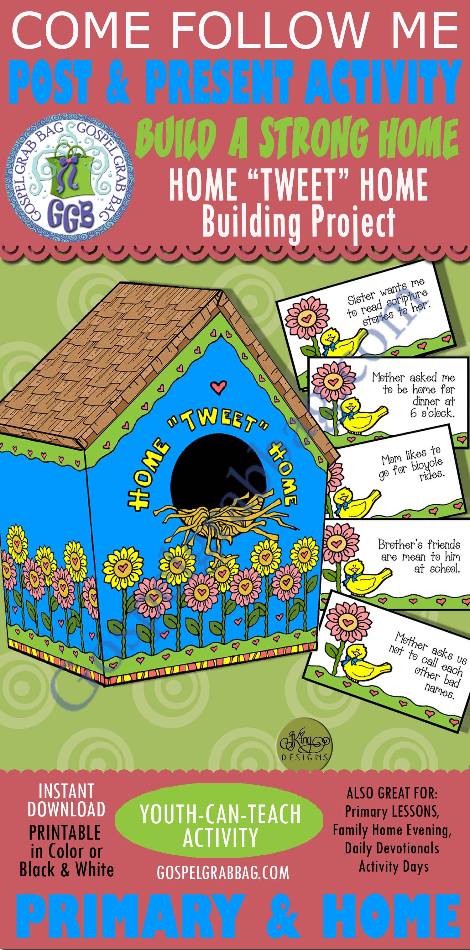 Building a Strong Home (Home-“Tweet”-Home Building Project)