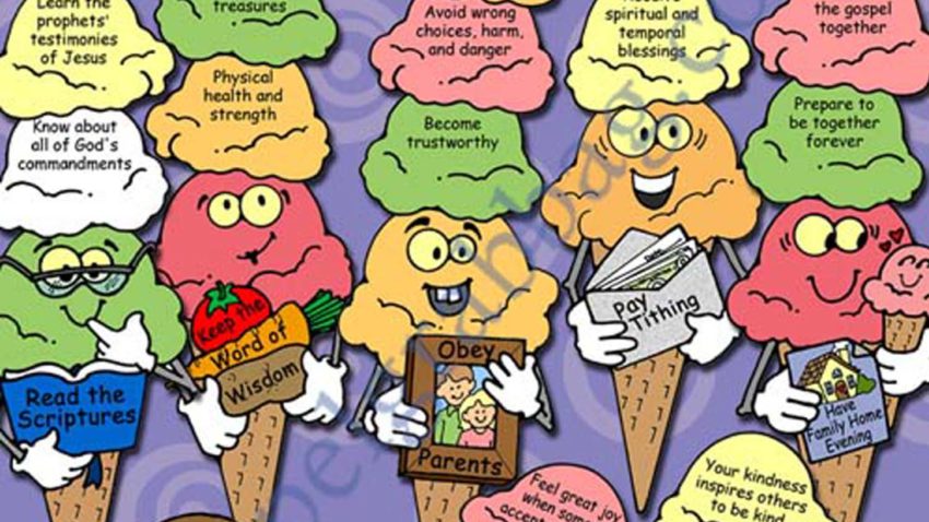 Scooping Up Ice Cream Blessings build-a-cone