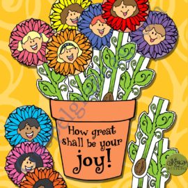 “How Great Shall Be Your Joy” Planting Seeds of Faith (Missionary Bouquet)