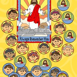 Sacrament – Renew Baptismal Covenants: LDS Lesson Activity: Sacrament Thinking Faces, Come, Follow Me: What does it mean to take upon myself the name of Jesus Christ?
