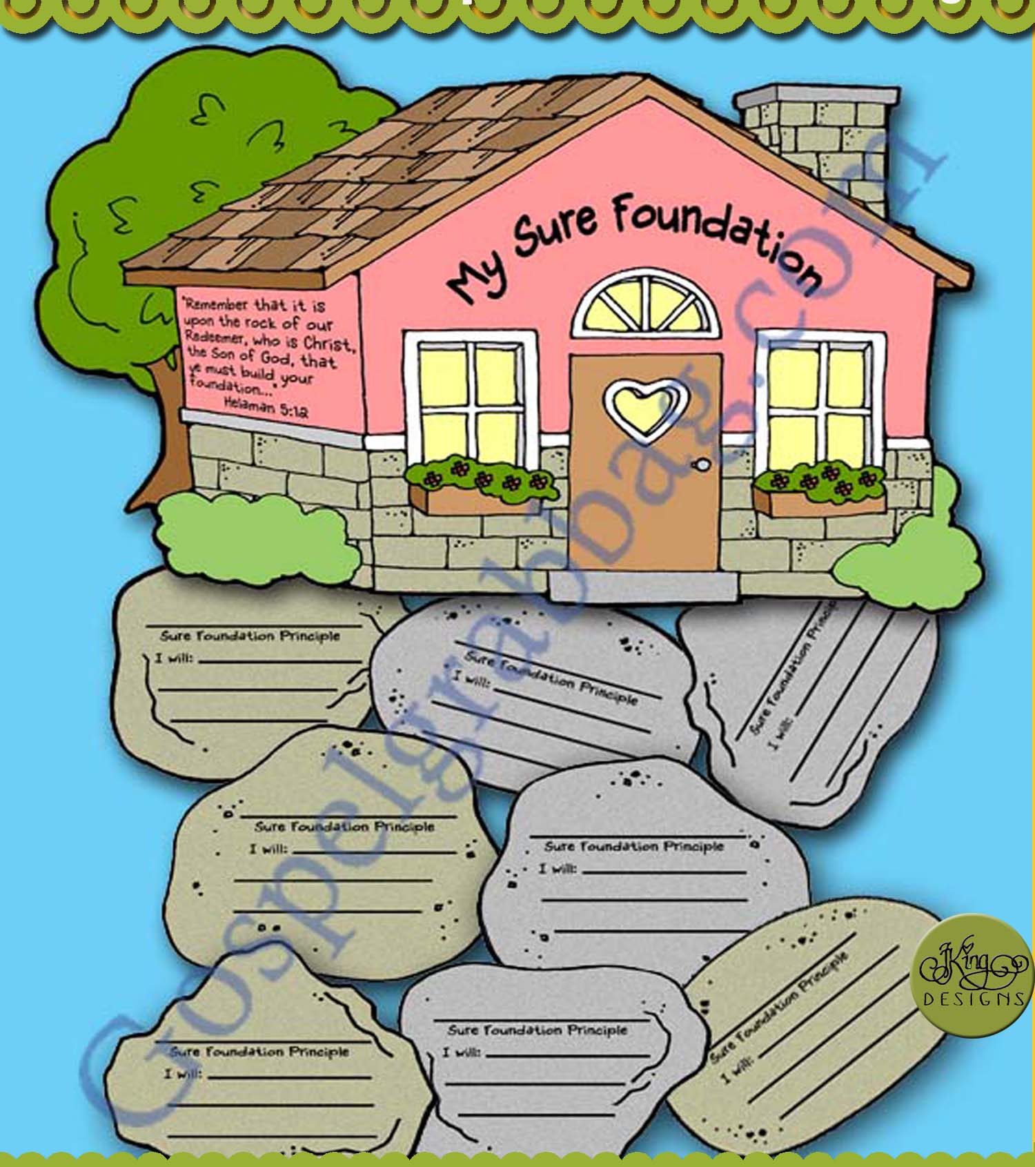$3.50 POST-AND-PRESENT Activity for Come Follow Me – Primary and Home (family home evening), LDS, Church of Jesus Christ of Latter-day Saints