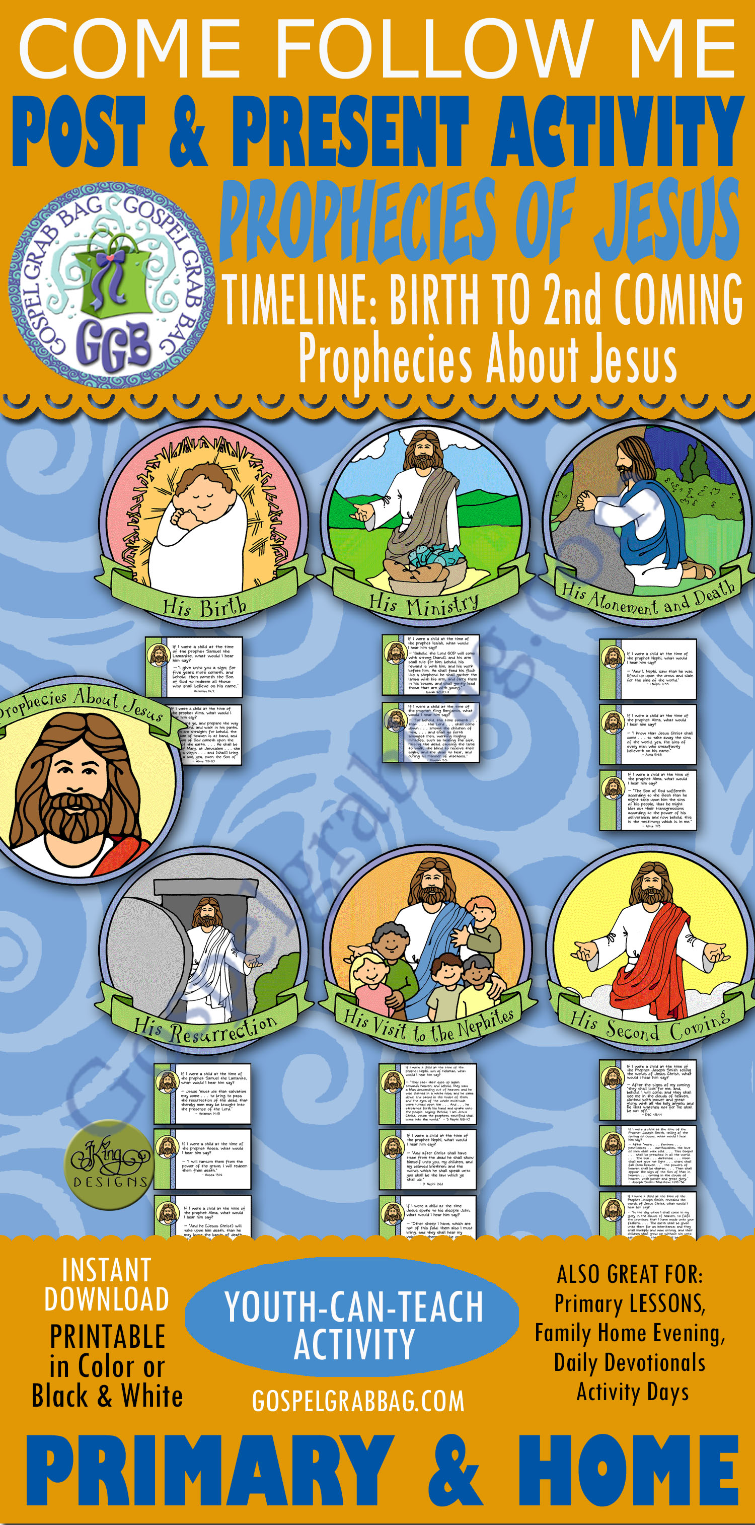 Timeline from Jesus’s Birth to Second Coming Prophets Tell of Jesus Christ