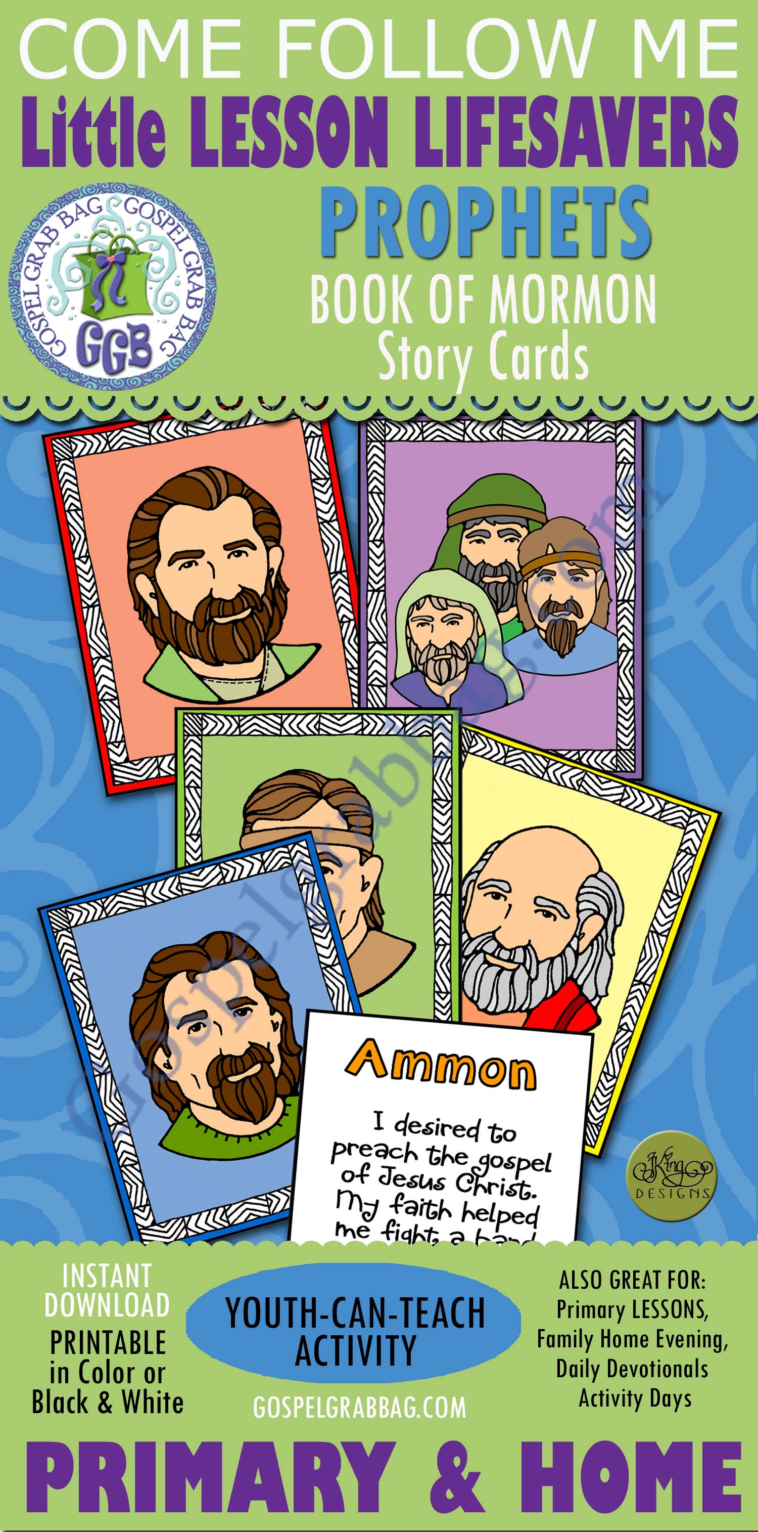 $1.75 Little LESSON LIFESAVER Activity for Come Follow Me – Primary and Home (family home evening), LDS, Christian, Bible Study