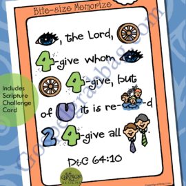 $1.50 Little LESSON LIFESAVER Activity for Come Follow Me – Primary and Home (family home evening), LDS, Christian, Bible Study
