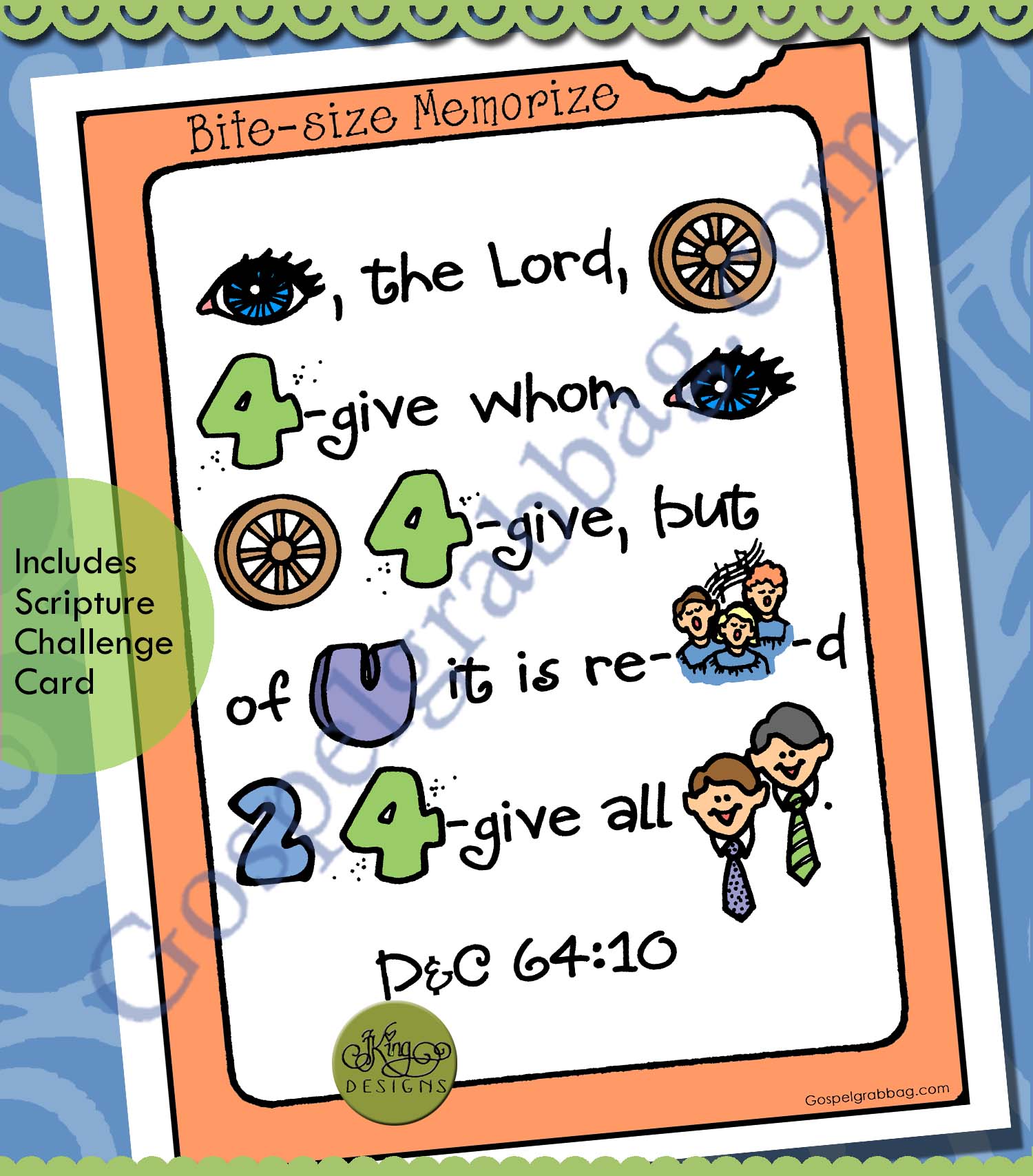 $1.50 Little LESSON LIFESAVER Activity for Come Follow Me – Primary and Home (family home evening), LDS, Christian, Bible Study